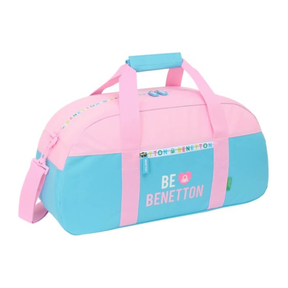 Saco de Desporto 50Cm BENETTON Unique Azul/Rosa | Ref. 248.712552611