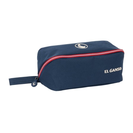 Estojo Escolar Quadrado Grande EL GANSO Classic Azul Marinho | Ref. 248.812409050