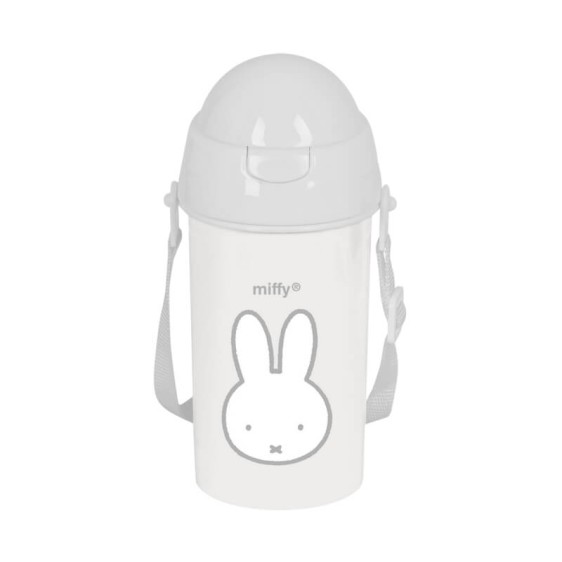 Garrafa 500ml Abertura Aut. c/ Palhinha MIFFY Niebla Cinza | Ref. 248.312491899