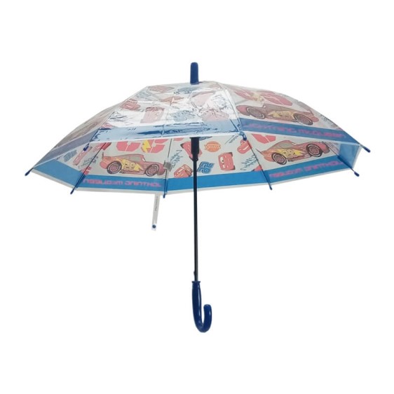 Guarda-ChuvaAutomático 43.5cm CARS Racing Transparente Azul Marinho | Ref. 248.DISC52508300
