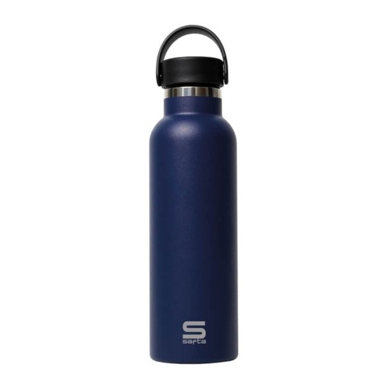 Garrafa Térmica Aço Inox 600ml SAFTA Azul Marinho | Ref. 248.972703