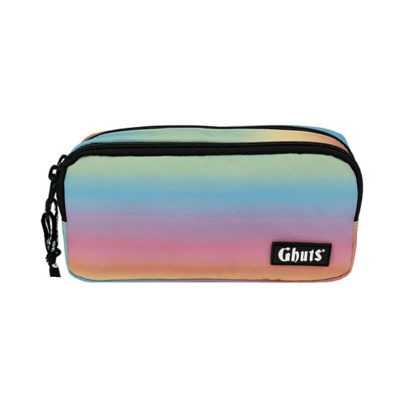 GHUTS Estojo Escolar Duplo GH128 P09 Plain Rainbow 1282509 | Ref. 294.2512809