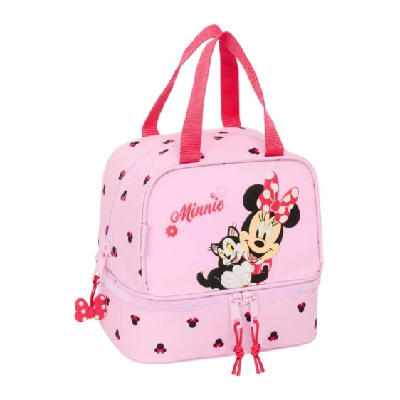 Lancheira com Alças MINNIE Naive Rosa Claro | Ref. 248.812512040