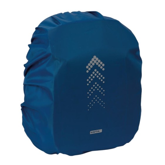 Capa Impermeável de Proteção SAFTA  p/ Mochila Pequena Azul | Ref. 248.322330625