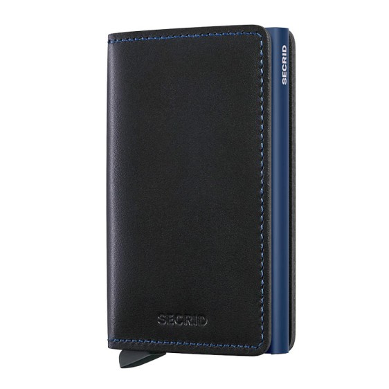Carteira SECRID Slimwallet Original Black-Navy | Ref. 297.SO-BN