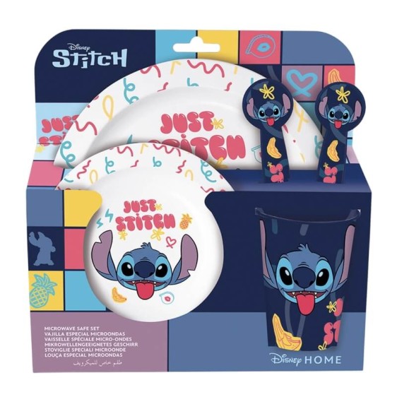 Conjunto Infantil 5 Peças STITCH Sweet Multicolor | Ref. 248.75050
