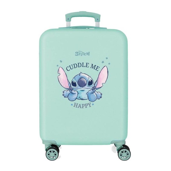 Mala de Cabine / Trolley 55cm 4R STITCH Cuddle Me Happy Turquesa | Ref. 186.3111142