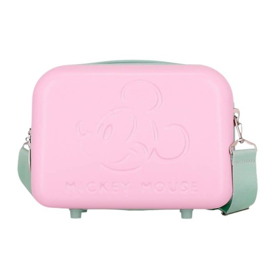Necessaire ABS Adaptável MICKEY Crazy Trip Rosa | Ref. 186.5433922