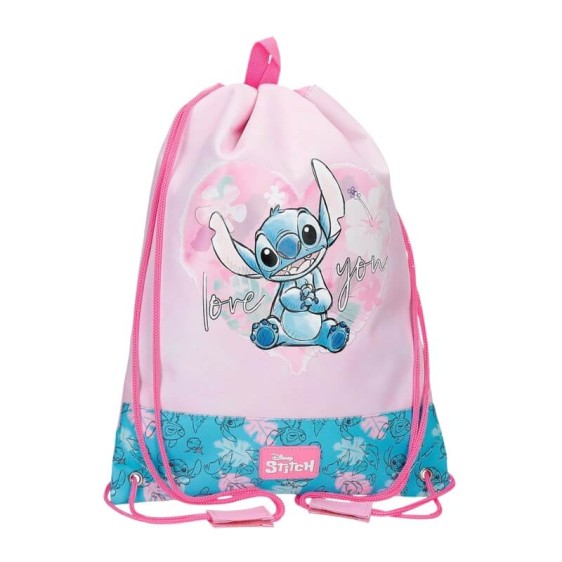 Saco / Mochila STITCH Heart Rosa | Ref. 186.4983842
