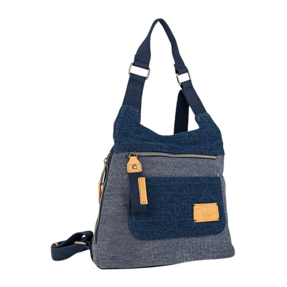 Saco / Mochila Anti-Roubo LOIS Abilene Azul Denim | Ref. 237.32387704