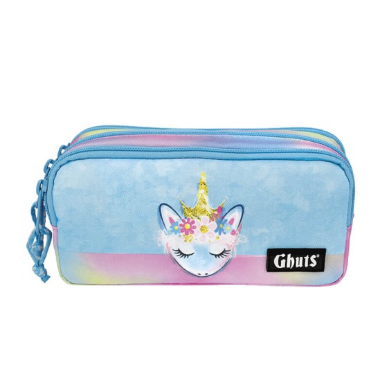 GHUTS Estojo Escolar 3 Comp. GH243 P02 Miss Unicorn 2432502 | Ref. 294.2524302