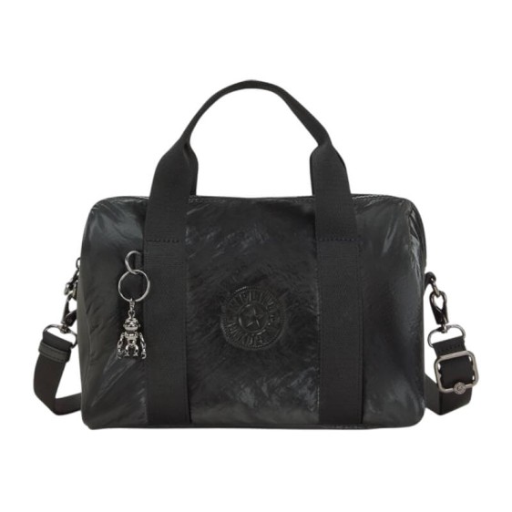 Mala de Mão com Tiracolo KIPLING Bina M Jet Black Glam | Ref. 187.40KI46703RC