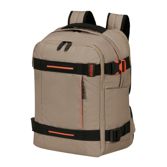 AMERICAN TOURISTER Mochila Portátil 15.6” Urban Track Bege/Laranja | Ref. 92.155705-2366