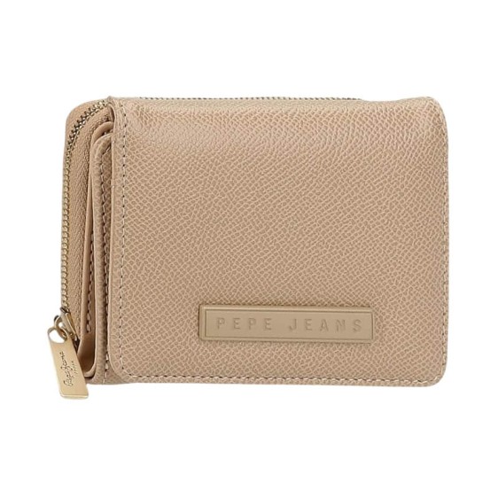 Carteira com Porta-Moedas PEPE JEANS Elia Taupe | Ref. 186.7948233