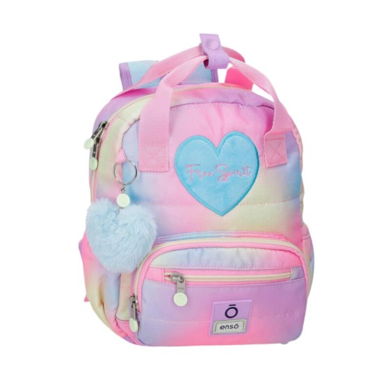 Mochila Infantil 28cm Adap. ENSO Free Spirit Rosa | Ref. 186.98322D1