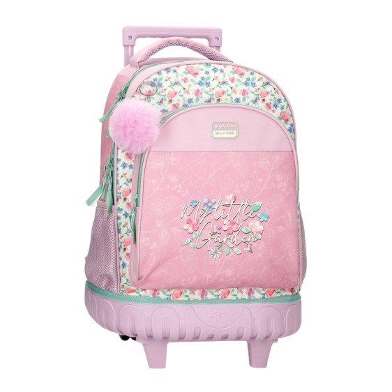 Mochila Escolar Compacta 2R MOVOM My Little Garden Malva | Ref. 186.3062942