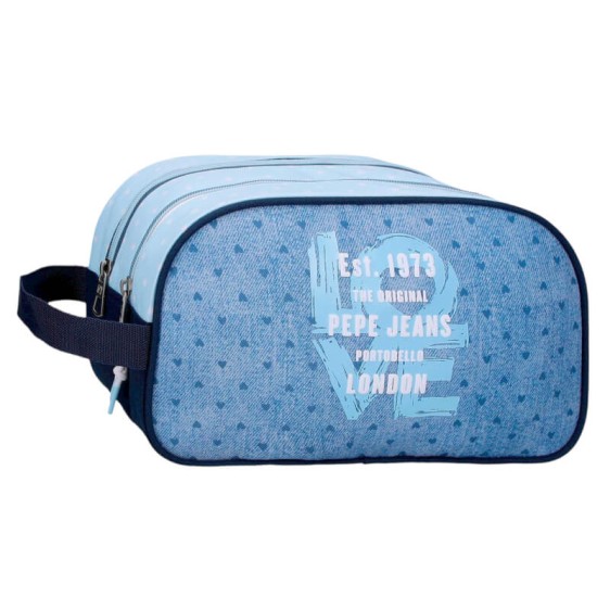 Necessaire Adaptável 2C PEPE JEANS Noni Denim Azul Claro | Ref. 186.6824422