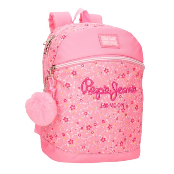 Mochila Casual 32cm PEPE JEANS Alenka Rosa | Ref. 186.6712123