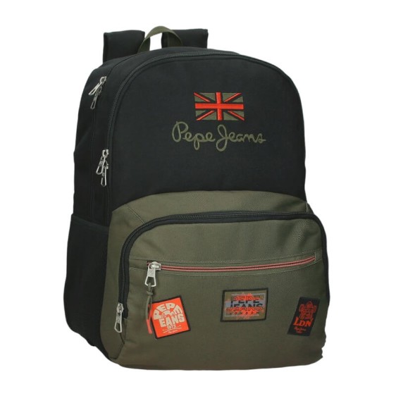 Mochila Escolar 45Cm 2C PEPE JEANS Ponder Caqui | Ref. 186.6892521