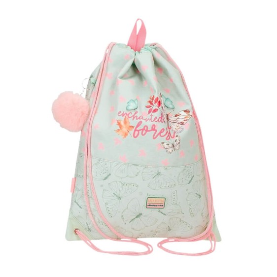 Mochila Saco MOVOM Enchanted Florest Menta | Ref. 186.3743821