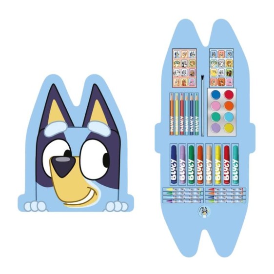 Estojo com Conjunto de Pintura BLUEY Azul | Ref. 299.2700004871