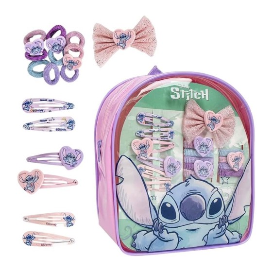 Mochila c/ Acessórios de Beleza STITCH | Ref. 299.2500002954