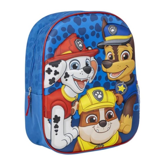 Mochila Infantil 31cm PAW PATROL 3D Azul | Ref. 299.2100005075