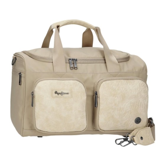 Saco de Viagem 40x25x20cm Ryanair PEPE JEANS Jana Bege | Ref. 186.7143741