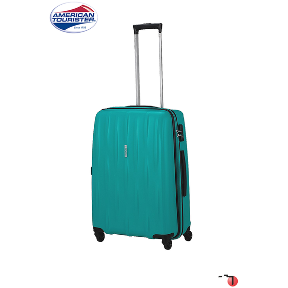 American Tourister Trolley de Viagem Médio com 4 rodas 65 cm Waverider (Verde Água)