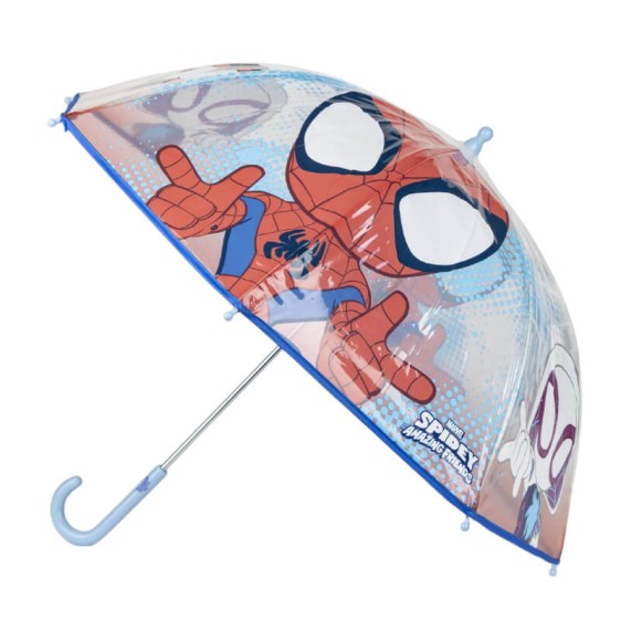 Guarda-Chuva Comprido Manual 45/8 SPIDEY 2400000798 Transparente | Ref. 299.2400000798