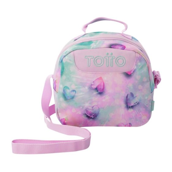 Lancheira Térmica Borrador Glitter TOTTO 1KB Rosa | Ref. 330.AC61ECO00111Z1KB