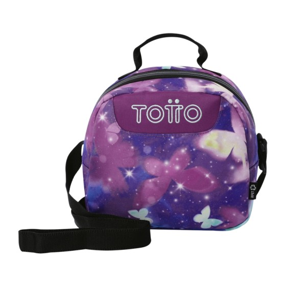 Lancheira Térmica Borrador Glitter TOTTO 5Q6 Roxo | Ref. 330.AC61ECO00111Z5Q6