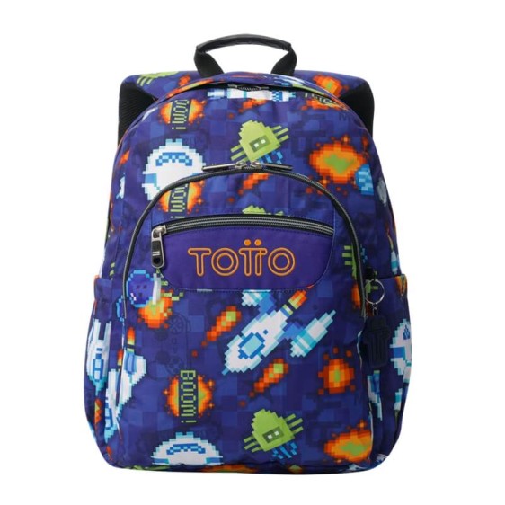 Mochila Escolar Acuareles TOTTO 8FK Roxo | Ref. 330.MA04ECO02116N8FK