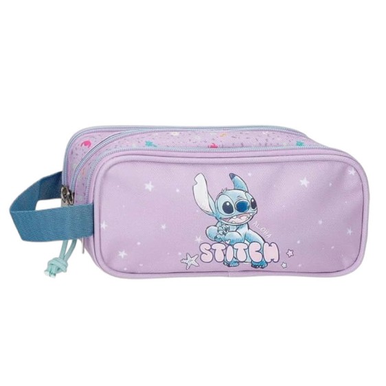 Estojo Escolar 3C STITCH Lovely Lilás | Ref. 186.3164741