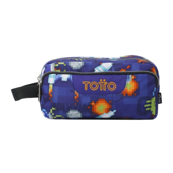 Estojo Escolar Triplo Agapec TOTTO 8FK Roxo | Ref. 330.AC52ECO00916Z8FK