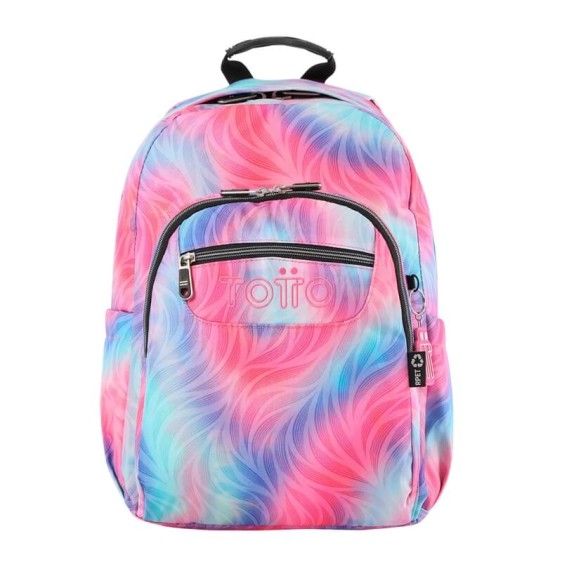 Mochila Escolar Acuareles Glitter TOTTO 9IZ Multicolor | Ref. 330.MA04ECO02121N9IZ