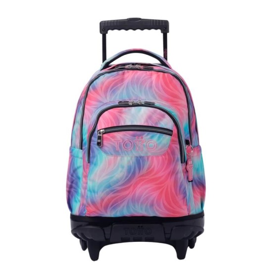 Mochila Escolar Compacta c/ Rodas Renglones TOTTO 9IZ Multicolor | Ref. 330.MA03ECO00611P9IZ