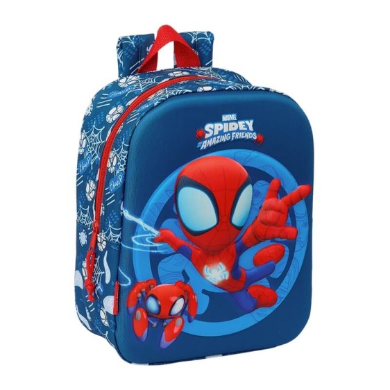 Mochila Infantil 27Cm 3D SPIDEY Azul | Ref. 248.622453011