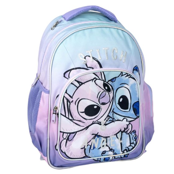Mochila Escolar 42cm STITCH 2100005151 Lilás | Ref. 299.2100005151