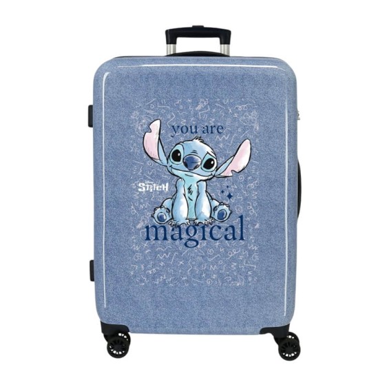 Mala de Viagem / Trolley Médio 65cm 4R STITCH You Are Magic Denim | Ref. 186.3851222