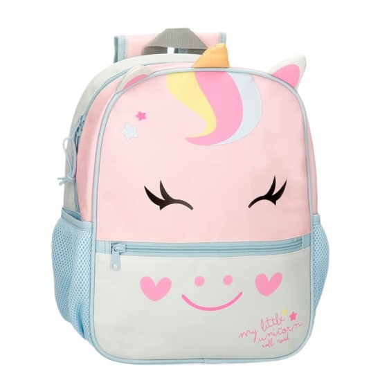 Mochila 33Cm ROLL ROAD Happy Pets my Litte Unicorn Rosa/Turquesa | Ref. 186.4992245
