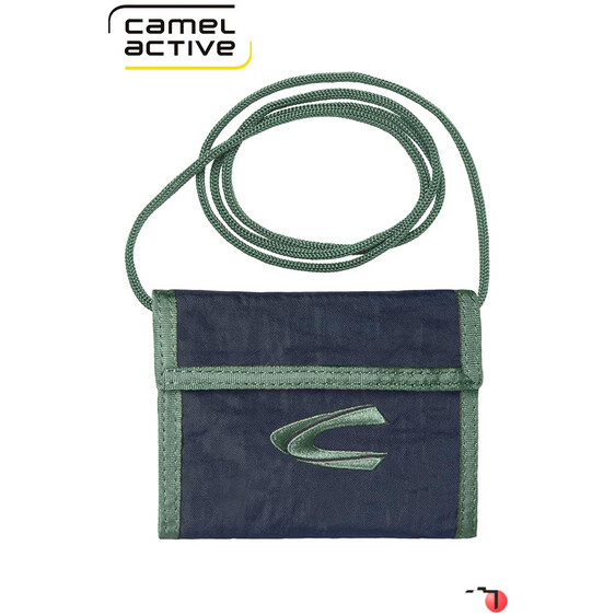 Carteira Porta-Notas com fio Azul/Verde Journey Camel Active - Ref. 91B0070557