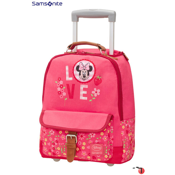 Samsonite Mochila Pré-Escolar com Rodas Disney Stylies Minnie Blossoms - Ref. 9228C00390