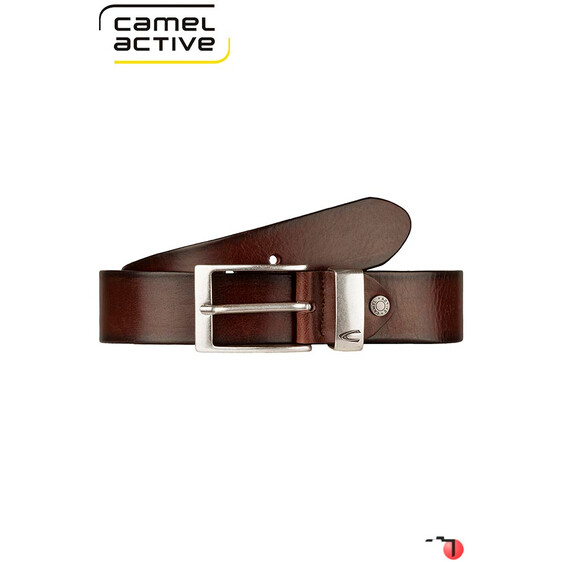 Camel Active Cinto de Pele Genuína 95cm Castanho | Ref. 9110809529