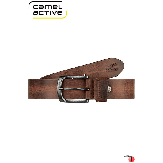 Camel Active Cinto de Pele Genuína 95cm Castanho | Ref. 9110909529
