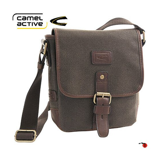 Camel Active Bolsa Tiracolo Média DAKAR Castanha | Ref. 9112560420