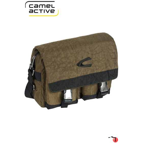 Camel Active Pasta Messenger Verde/Preto Journey - Ref. 91B0080538