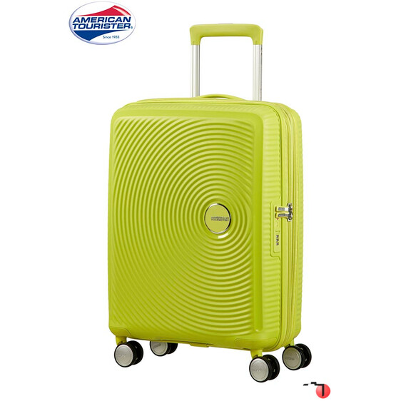 American Tourister Mala/Trolley de Viagem Cabine 4 Rodas Spinner 55cm Expansível SOUNDBOX Tropical Lime - Ref. 9232G00174