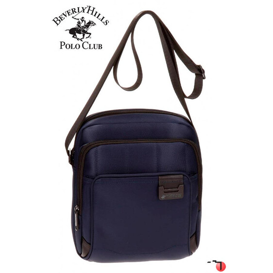 Bolsa de Tiracolo com Duplo Bolso Frontal Azul Bolt BHPC - Ref. 186.5335753