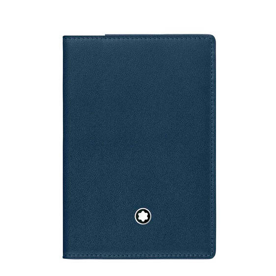 Porta-Cartões de Visita Meisterstück com Compartimento Azul Montblanc - Ref. 238.114554